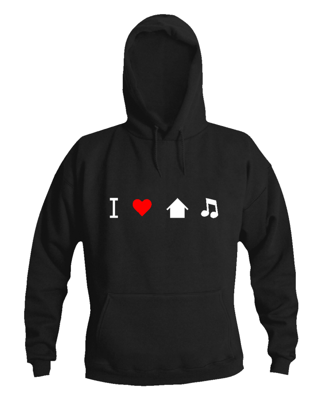 Džemperis I love house music Džemperis I love house music